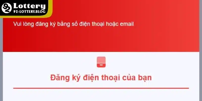 Truy cập link chính thức để đăng ký 92lottery